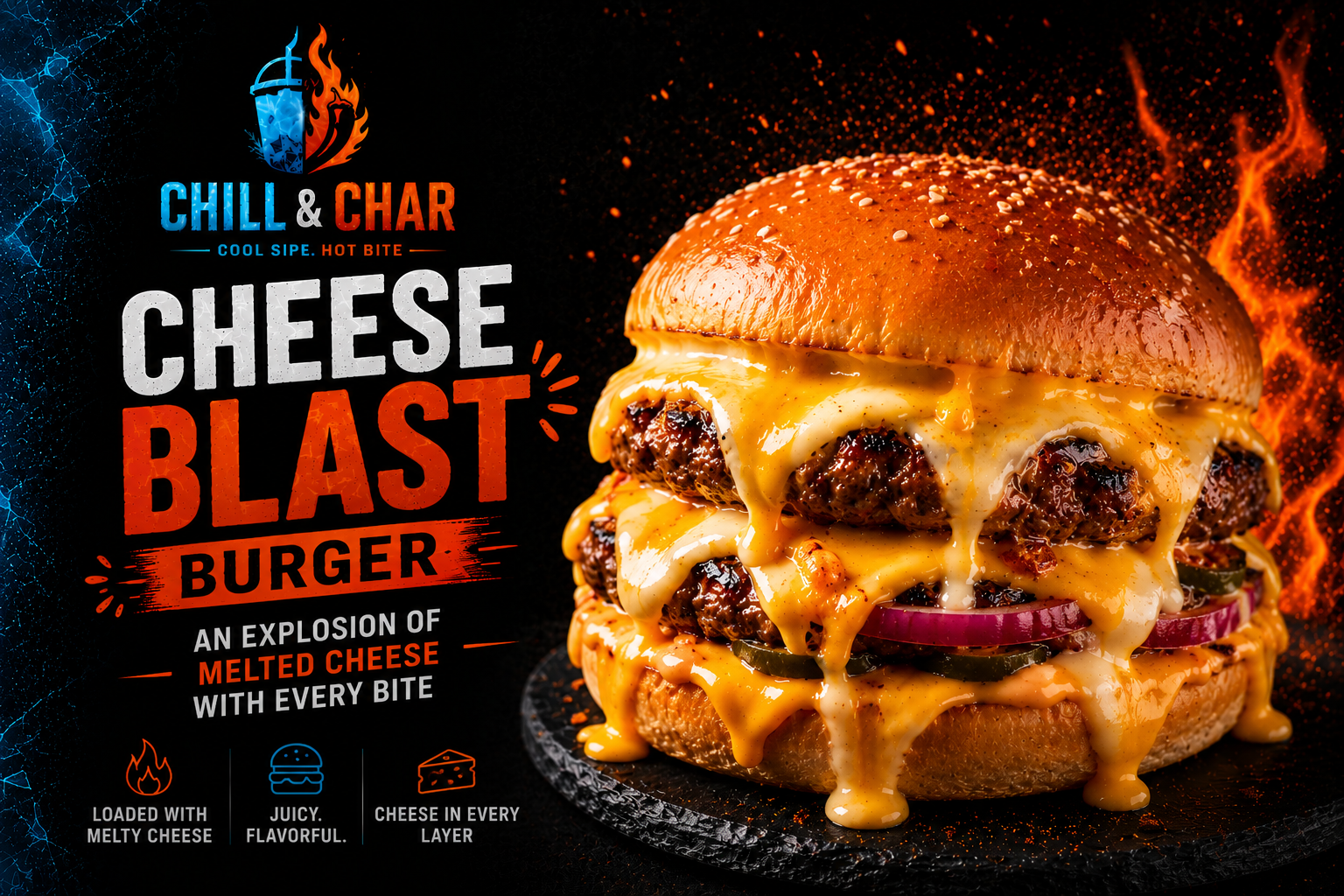 Cheese Blast Burger